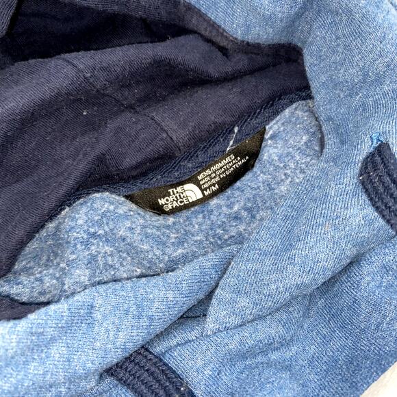 The North Face Blue Heather Pullover Hoodie Size M - Picture 8 of 8